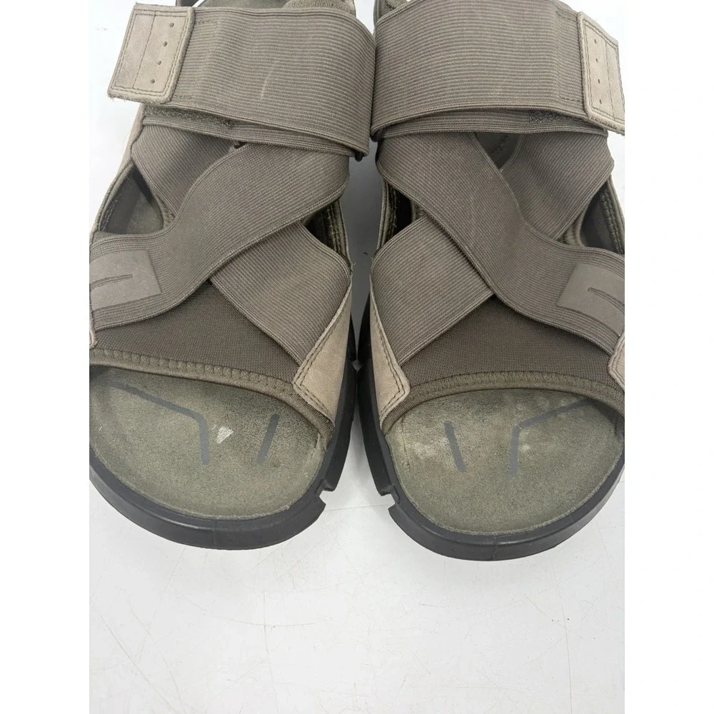 ECCO Intrinsic Tarmac Sport Sandals Leather Elastic Comfort Walking EU 45 US 11